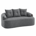Bequemer Bean Bag 2-Sitzer Sofa für Wohnzimmer und Schlafzimmer - Grau